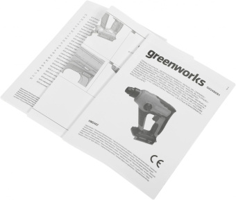 Перфоратор Greenworks GD24SDS1 патрон:SDS-plus уд.:1.2Дж аккум. (кейс в комплекте) от магазина РЭССИ