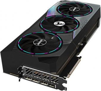 Видеокарта Gigabyte PCI-E 4.0 GV-N4080AORUS M-16GD NVIDIA GeForce RTX 4080 16384Mb 256 GDDR6X 2550/22400 HDMIx1 DPx3 HDCP Ret от магазина РЭССИ