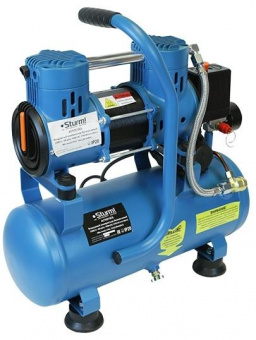 Компрессор поршневой Sturm! AC93210OL безмасляный 180л/мин 10л 900Вт синий/черный от магазина РЭССИ