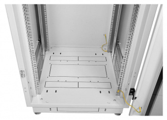 Шкаф серверный ЦМО (ШТК-М-42.6.10-1ААА-9005) напольный 42U 600x1000мм пер.дв.стекл задн.дв.стал.лист 2 бок.пан. направл.под закл.гайки 1010кг черный 133кг IP20 от магазина РЭССИ