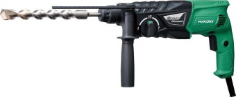 Перфоратор Hikoki DH24PH2 патрон:SDS-plus уд.:2.7Дж 730Вт (кейс в комплекте) от магазина РЭССИ