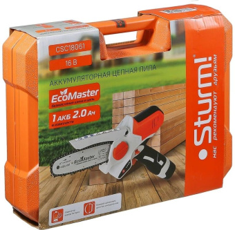 Цепная пила Sturm! CSC18061 аккум. дл.шины:6" (15cm) 1аккум. 2Ач от магазина РЭССИ