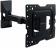 Картинка Кронштейн для телевизора Kromax DIX-17 черный 22"-55" макс.30кг настенный поворот и наклон от магазина РЭССИ Кронштейн для телевизора Kromax DIX-17 черный 22"-55" макс.30кг настенный поворот и наклон от магазина РЭССИ