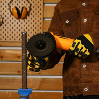 Углошлифовальная машина Deko DKAG750 750Вт 12000об/мин рез.шпин.:M14 d=125мм от магазина РЭССИ