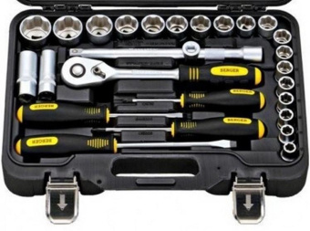 Набор инструментов Berger BG042-12 42 предмета (жесткий кейс) от магазина РЭССИ