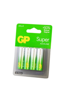 Элемент питания GP Super GP15AA21-2CRSBC4 G-TECH LR6 BL4 от магазина РЭССИ