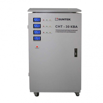 Трехфазный стабилизатор напряжения SUNTEK 30000 от магазина РЭССИ