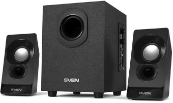 Колонки Sven MS-85 2.1 черный 10Вт от магазина РЭССИ