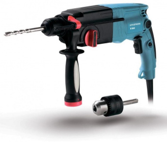 Перфоратор Hyundai H 900 патрон:SDS-plus уд.:2.5Дж 800Вт (кейс в комплекте) от магазина РЭССИ
