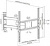 Кронштейн для телевизора Ultramounts UM872 черный 32"-55" макс.35кг настенный поворотно-выдвижной и наклонный от магазина РЭССИ