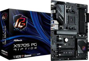 Материнская плата Asrock X570S PG RIPTIDE Soc-AM4 AMD X570 4xDDR4 ATX AC`97 8ch(7.1) GbLAN RAID+HDMI от магазина РЭССИ