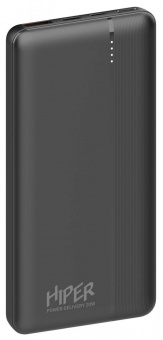 Мобильный аккумулятор Hiper MX Pro 10000 10000mAh 3A QC PD 1xUSB черный (MX PRO 10000 BLACK) от магазина РЭССИ