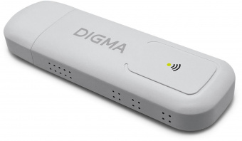 Модем 3G/4G Digma Dongle WiFi DW1960 USB Wi-Fi Firewall +Router внешний белый от магазина РЭССИ