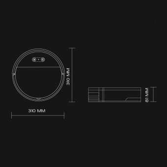 Пылесос-робот Scarlett SC-VC80RW01 11.2Вт черный от магазина РЭССИ