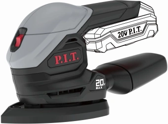 Шлифмашина вибрационная P.I.T. PSP20H-140A от магазина РЭССИ