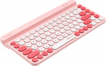 Клавиатура A4Tech Fstyler FBK30 розовый USB беспроводная BT/Radio slim Multimedia (FBK30 RASPBERRY) от магазина РЭССИ