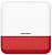 Сирена Hikvision DS-PS1-E-WE(Red Indicator) от магазина РЭССИ