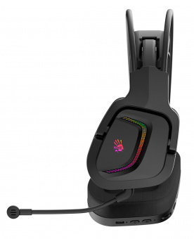 Наушники с микрофоном A4Tech Bloody MR575 черный 1.5м мониторные BT/Radio оголовье (MR575) от магазина РЭССИ