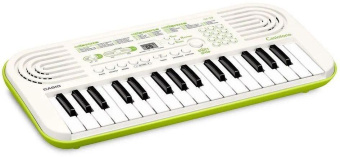 Синтезатор Casio SA-50 32клав. зеленый/белый от магазина РЭССИ