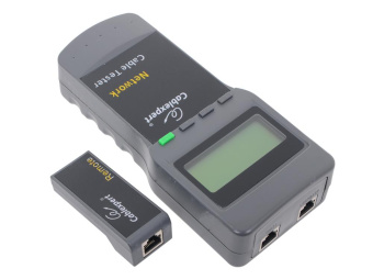 Цифровой тестер LAN Cablexpert NCT-3 для RG-45 RG-58 RJ-1211 от магазина РЭССИ