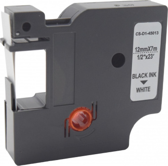 Картридж ленточный Cactus CS-D1-45013 45013 черный/белый для Dymo LM 160, 210D, 280, PnP, 420P, 500 TS; Rhino Pro 6000, 5200, 4200 от магазина РЭССИ