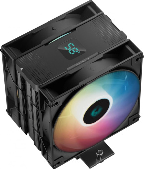 Устройство охлаждения(кулер) Deepcool AG400 Digital Plus ARGB Soc-AM5/AM4/1151/1200/1700 черный 4-pin 31.6dB Al+Cu LCD 773gr Ret (R-AG400-BKADMP-G-1) от магазина РЭССИ