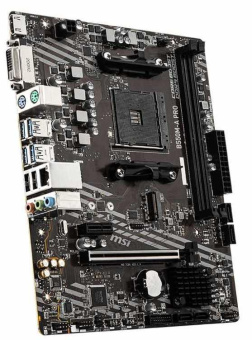 Материнская плата MSI B550M-A PRO Soc-AM4 AMD B550 2xDDR4 mATX AC`97 8ch(7.1) GbLAN RAID+DVI+HDMI от магазина РЭССИ