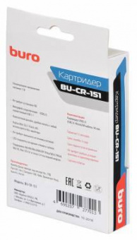 Устройство чтения карт памяти USB2.0 Buro BU-CR-151 черный от магазина РЭССИ