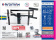 Картинка Кронштейн для телевизора Kromax ATLANTIS-120 черный 40"-100" макс.121кг настенный поворот и наклон от магазина РЭССИ Кронштейн для телевизора Kromax ATLANTIS-120 черный 40"-100" макс.121кг настенный поворот и наклон от магазина РЭССИ