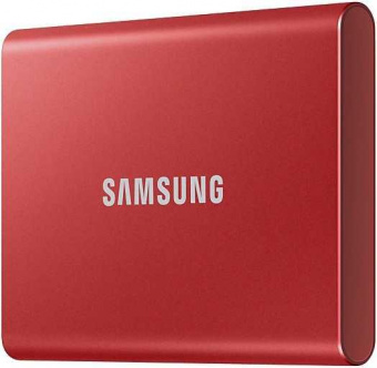 Накопитель SSD Samsung USB-C 2Tb MU-PC2T0R/WW T7 1.8" красный от магазина РЭССИ
