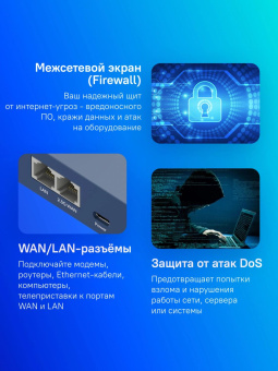 Маршрутизатор Cudy TR3000 AX3000 10/100/1000/2500BASE-T синий от магазина РЭССИ
