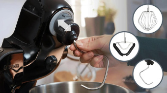 Кухонная машина Bosch MUM59N26CB планетар.вращ. 1000Вт черный от магазина РЭССИ