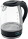 Чайник электрический Scarlett SC-EK27G74 1.7л. 2200Вт черный (корпус: стекло) от магазина РЭССИ