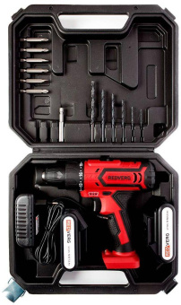 Шуруповерт RedVerg RD-SD12L/2Y аккум. патрон:быстрозажимной (кейс в комплекте) от магазина РЭССИ