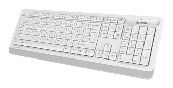 Клавиатура + мышь A4Tech Fstyler FG1010 клав:белый/серый мышь:белый/серый USB беспроводная Multimedia от магазина РЭССИ