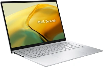 Ноутбук Asus Zenbook 14 UX3402VA-KP697 Core i5 13500H 16Gb SSD512Gb Intel Iris Xe graphics 14" IPS WQXGA (2560x1600) noOS silver WiFi BT Cam Bag (90NB10G6-M014Z0) от магазина РЭССИ