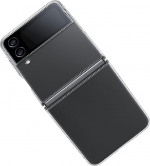 Чехол (клип-кейс) Samsung для Samsung Galaxy Z Flip4 Clear Slim Cover Z Flip4 прозрачный (EF-QF721CTEGRU) от магазина РЭССИ