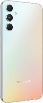 Смартфон Samsung SM-A346E Galaxy A34 5G 256Gb 8Gb серебристый моноблок 3G 4G 2Sim 6.6" 1080x2340 Android 13 48Mpix 802.11 a/b/g/n/ac NFC GPS GSM900/1800 GSM1900 TouchSc Protect microSD max1024Gb от магазина РЭССИ