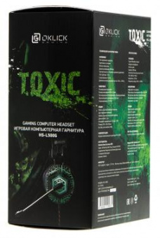 Наушники с микрофоном Оклик HS-L500G TOXIC черный 2.2м мониторные оголовье (472656) от магазина РЭССИ