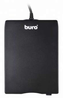 Дисковод USB 3.5" Buro BUM-USB FDD 1.44Mb внешний черный от магазина РЭССИ