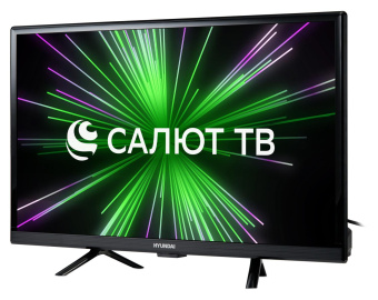 Телевизор LED Hyundai 24" H-LED24BS5001 Салют ТВ черный HD 60Hz DVB-T DVB-T2 DVB-C DVB-S DVB-S2 USB WiFi Smart TV от магазина РЭССИ
