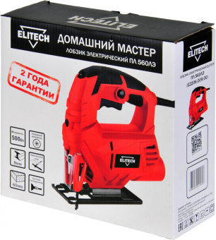 Лобзик Elitech ПЛ 560ЛЭ 500Вт 2800ходов/мин от электросети от магазина РЭССИ