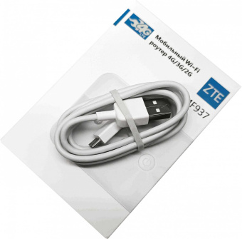 Модем 2G/3G/4G ZTE MF937 micro USB Wi-Fi VPN Firewall +Router внешний черный от магазина РЭССИ