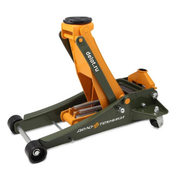 Подкатной домкрат Дело Техники двухплунжерный 3 тонны 85—500 мм 904433 от магазина РЭССИ