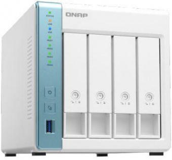 Сетевое хранилище NAS Qnap TS-431P3-4G 4-bay настольный Cortex-A15 AL-314 от магазина РЭССИ