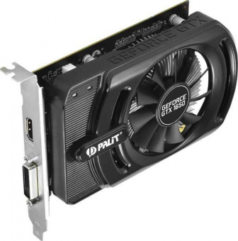 Видеокарта Palit PCI-E PA-GTX1650 STORMX 4G NVIDIA GeForce GTX 1650 4096Mb 128 GDDR5 1485/8000 DVIx1 HDMIx1 HDCP Ret от магазина РЭССИ