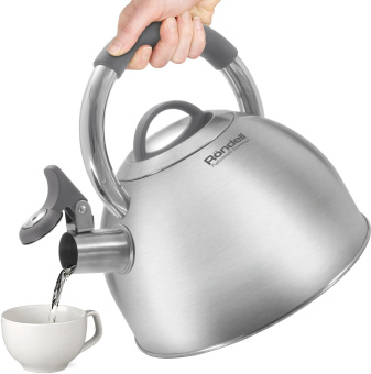 Чайник металлический Rondell Flamme RDS-1899 2.5л. стальной от магазина РЭССИ