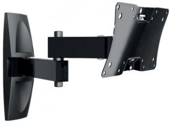 Кронштейн для телевизора Holder LCDS-5064 черный 15"-38" макс.30кг настенный поворот и наклон от магазина РЭССИ