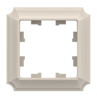 ATLASDESIGN ANTIQUE 1-постовая рамка, БЕЖЕВЫЙ от магазина РЭССИ