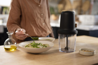 Измельчитель электрический Moulinex AT80E810 0.5л. 500Вт черный от магазина РЭССИ